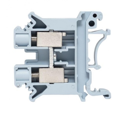 Клеммная колодка винтовая 10 UT серая  scr-ut-10-g  EKF