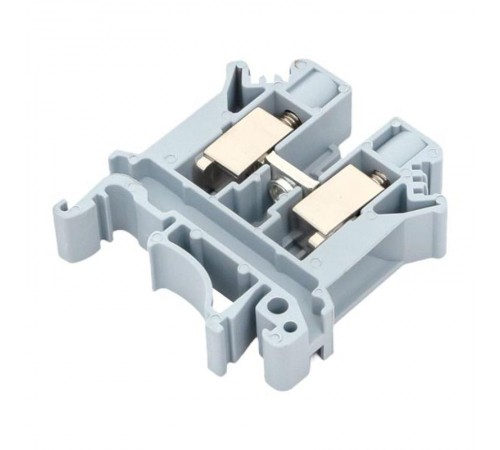 Клеммная колодка винтовая 10 UT серая  scr-ut-10-g  EKF