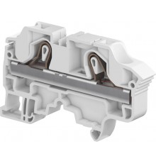 Клемма втычная ZK10 серая - 10 мм?, 2 зажима  1SNK710010R0000  TE
