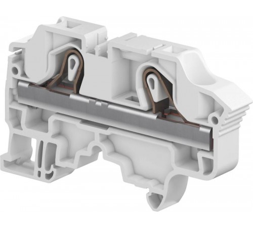 Клемма втычная ZK10 серая - 10 мм?, 2 зажима  1SNK710010R0000  TE