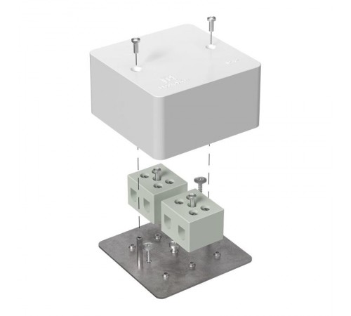 Коробка огнестойкая для кабель-канала Е15-Е120 85х85х45 IP42  4p, 16.0 мм.кв. 40-0460-FR16.0-4  Промрукав