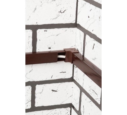 Угол внутренний (25х25) (4 шт) Plast EKF PROxima  под темное деревоibd-25-25x4EKF