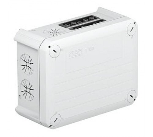 Коробка распределительная T100, 150x116x67 мм, с разъемами Wieland (T 100 WB 4s5)  2007856  OBO Bettermann