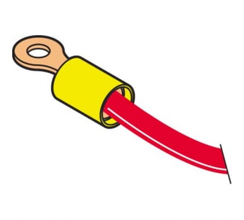 Наконечник CS-10 на провод 10 мм.кв.для подключения под болт  1SNA167700R1100  TE