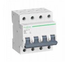 Выключатель автоматический четырёхполюсный 50А B 4.5kA City9  C9F14450  SE