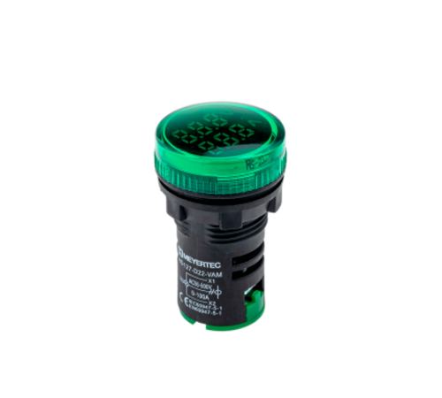 Индикатор тока и напряжения, 50-500V, 0-100A зеленый MT22-VAM3  78727  ОВЕН
