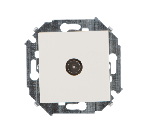 Simon 15 Сл. кость Розетка TV одиночная, винт. зажим  1591475-031  Simon