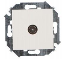 Simon 15 Сл. кость Розетка TV одиночная, винт. зажим  1591475-031  Simon