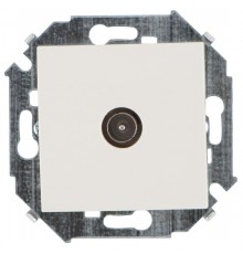 Simon 15 Сл. кость Розетка TV одиночная, винт. зажим  1591475-031  Simon