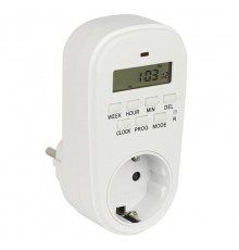 Розеточный электронный таймер SAT-20p 16A недельный EKF PROxima  SAT-20p  EKF