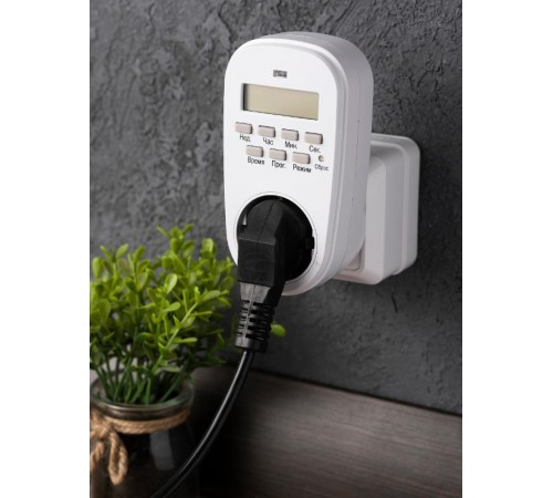 Розеточный электронный таймер SAT-20p 16A недельный EKF PROxima  SAT-20p  EKF