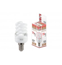 Лампа энергосберегающая КЛЛ 11Вт E14 827 cпираль НЛ-FSТ2 40х93мм  SQ0347-0017  TDM
