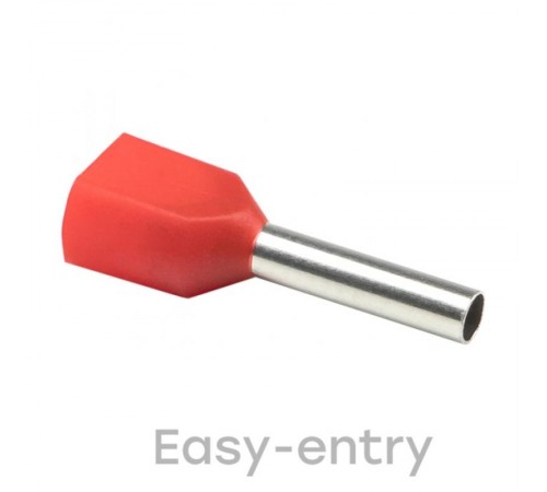 Наконечник штыревой втулочный НШвИ(2) 1,0-10 (50шт.) EKF   nhvi2-1.0-10   EKF