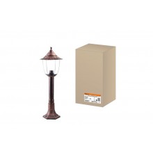 Светильник садово-парковый Прага Эл-11-73-075М 60 Вт Е27 напольный на стойке h-0.75 м медь, прозрачный плафон TDM  SQ0330-0536  TDM