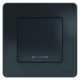 Blanca Антрацит С/У Выключатель 1-клавишный с подсветкой, 10А, 250B  BLNVS010116  SE