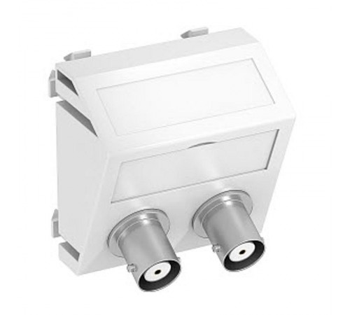 Мультимедийная рамка Audio-BNC Modul45 (черный) (MTS-2BC F SWGR1)  6105105  OBO Bettermann