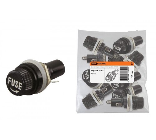 Держатель для плавких вставок ДПВ 5х20 D=13  SQ0216-0101  TDM