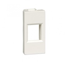 Altira Белый Плата лицевая W45 1 модуль 1xKeystone RAL9010  RIN-145-BE  SE