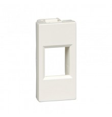 Altira Белый Плата лицевая W45 1 модуль 1xKeystone RAL9010  RIN-145-BE  SE