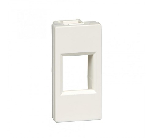 Altira Белый Плата лицевая W45 1 модуль 1xKeystone RAL9010  RIN-145-BE  SE