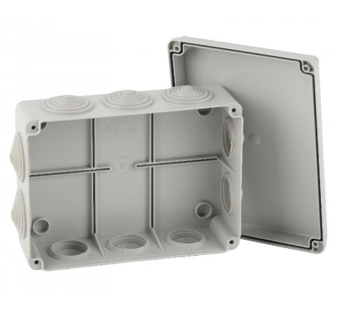 Коробка распределительная о/у КОРv 150х110х70мм на винтах 10 гермовводов IP55 (30/540)  Б0047265  ЭРА
