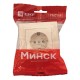 Розетка 1-мест. СП с/з 16А бежевый с защ. штор. Минск EKFERR16-028-200EKF