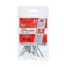 Саморез ШУц 3,5х40 пот. гол. (15 шт) - пакет ( 0,027 кг)  102421  Tech-KREP