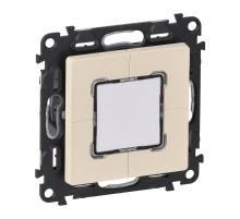 Valena LIFE Сл.кость MyHome Выключатель сценарный 4 сценаря (с лицевой панелью)  752282  Legrand