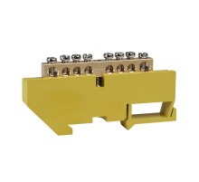 Шина нулевая с изолятором OptiKit  BB-D-PE-DIN-8-6х9 желтый  277857  КЭАЗ