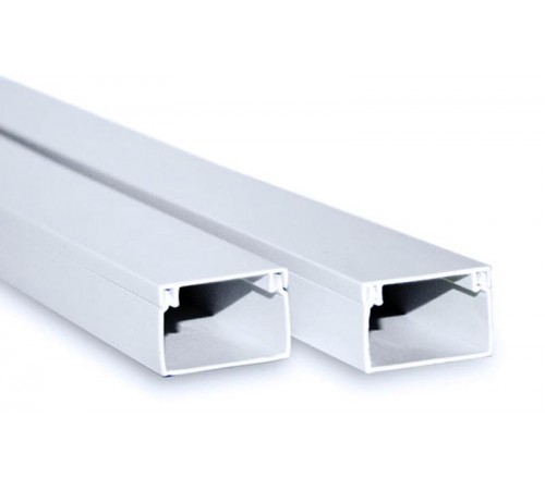 Кабель-канал белый 15х10 (140 м/уп) 2-й замок в п/э  350376N  Э-Пласт