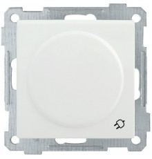 BOLERO белый Розетка с/з со шторками с крышкой 16А РС16-1-0-Б  ERB16-K01-16  IEK