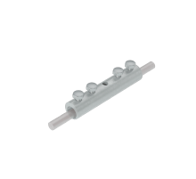 Четырехболтовой сквозной соединитель прутка  5-10 мм CU  4SS-D5-10 CU  КМ-профиль