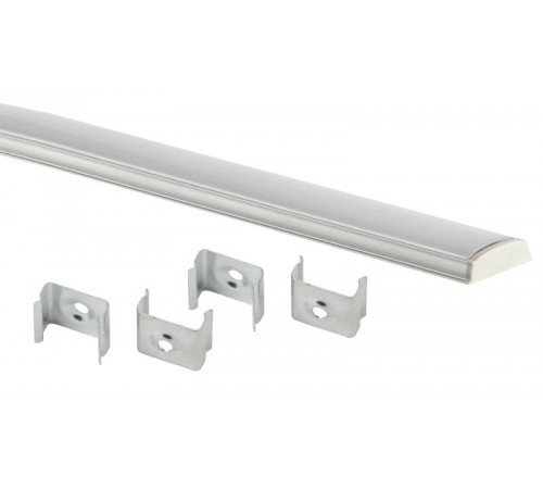 Комплект с гибким накладным анодированным профилем CAB291 1506G 15х6,5мм,  Б0041245  ЭРА