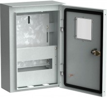 Корпус металлический коттеджный ЩУРн-1/9 (ВхШхГ) 370х250х135мм IP54  MKM24-N-009-54-ZO  TITAN  IEK
