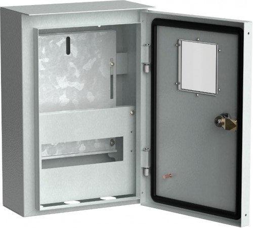 Корпус металлический коттеджный ЩУРн-1/9 (ВхШхГ) 370х250х135мм IP54  MKM24-N-009-54-ZO  TITAN  IEK