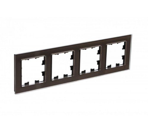 AtlasDesign Nature Мокко Рамка 4-ая, стекло  ATN320604 SE