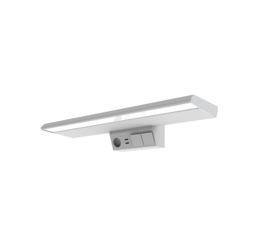 Светодиодный светильник прикроватный медицинский Fonix 605 мм О/Ч/М/Н-23/20/15/7 Вт с USB-портом  V1-C0-00596-20000-4002040  VARTON