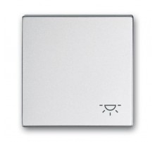 Клавиша для механизма 1-клавишного выключателя, c символом ""СВЕТ"" Future/Axcent/Carat/Династия, серебр. алюм.  2CKA001751A3188  ABB