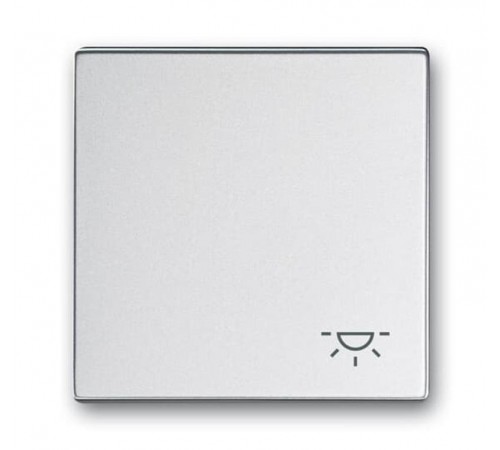 Клавиша для механизма 1-клавишного выключателя, c символом ""СВЕТ"" Future/Axcent/Carat/Династия, серебр. алюм.  2CKA001751A3188  ABB
