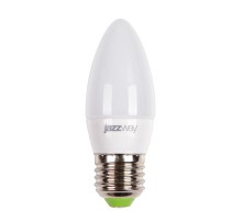 Лампа светодиодная LED 7Вт Е27 220В 3000К PLED- SP C37 свеча  1027825-2  Jazzway