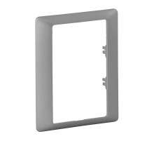 Valena LIFE Алюминий Рамка для двойных розеток 1-ая  754241  Legrand