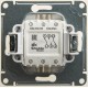 Glossa Перламутр Переключатель 2-клавишный, сх.6, 10АХ  GSL000665  SE