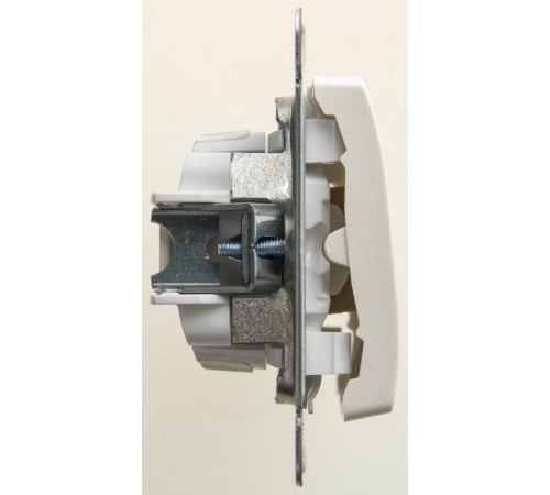 Glossa Перламутр Переключатель 2-клавишный, сх.6, 10АХ  GSL000665  SE