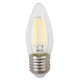 Лампа светодиодная F-LED B35-7W-840-E27 (филамент, свеча, 7Вт, нейтр, E27)  Б0027951  ЭРА