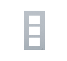 Рамка станции вызова, размер 1/3, серебристый  2TMA200160A0013  ABB