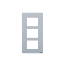 Рамка станции вызова, размер 1/3, серебристый  2TMA200160A0013  ABB