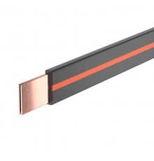 Гибкая шина в ПВХ изоляции, 10x15,5x0,8мм, ном. ток 400А, длина 2 метра  R5BFC10150  DKC