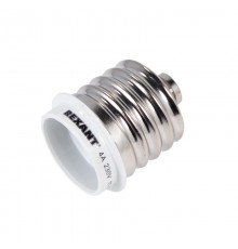 Переходник цокольный E40-E27 белый  11-8821  Rexant