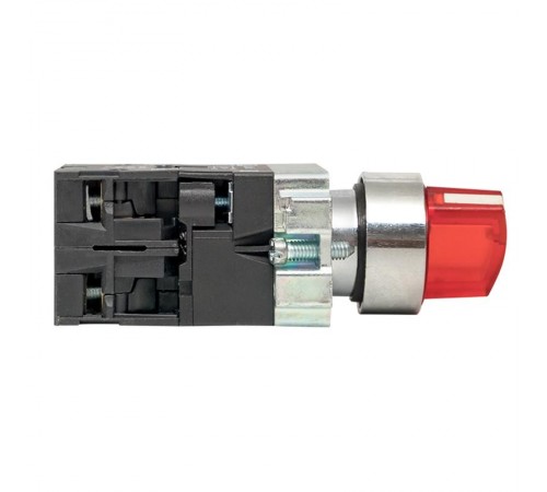 Переключатель BD21 2P c красной подстветкой 230В NO PROxima  xb2-bk21-r-230  EKF