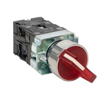Переключатель BD21 2P c красной подстветкой 230В NO PROxima  xb2-bk21-r-230  EKF